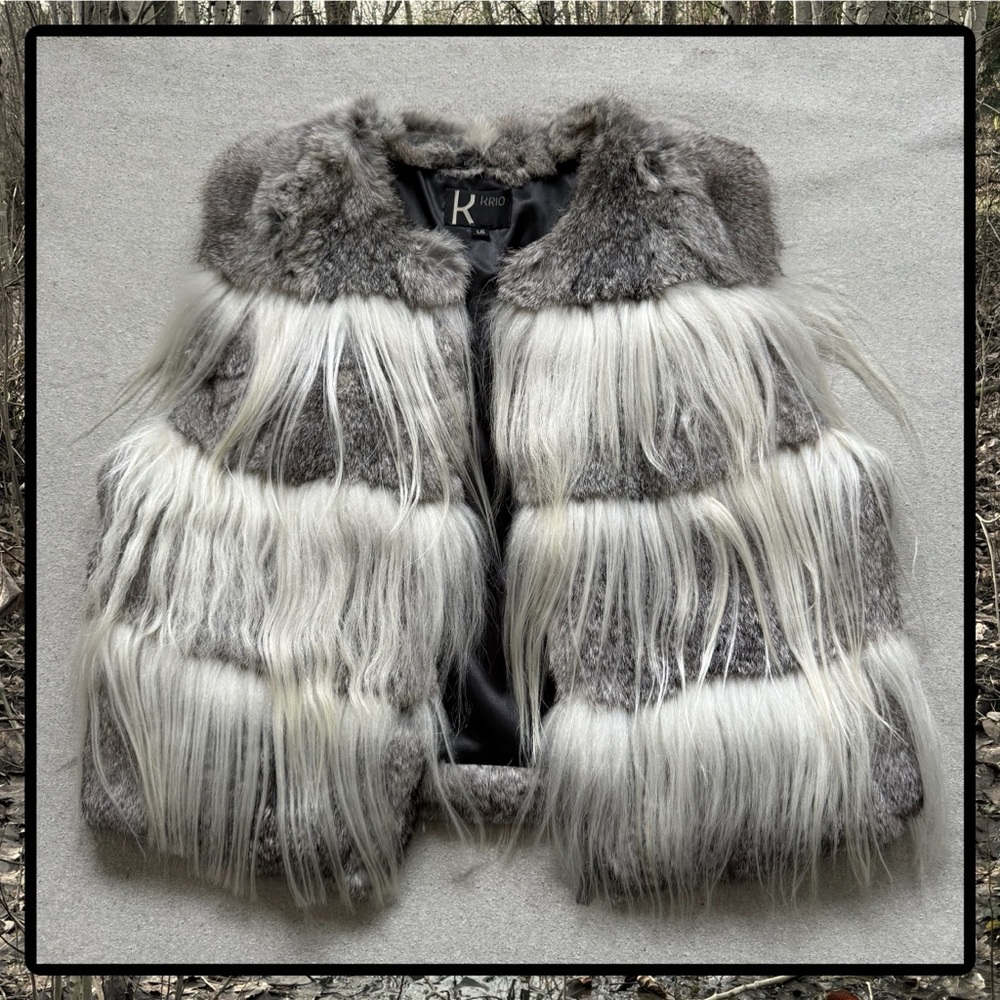 KRIO Canada Genuine Fur Zip Vest